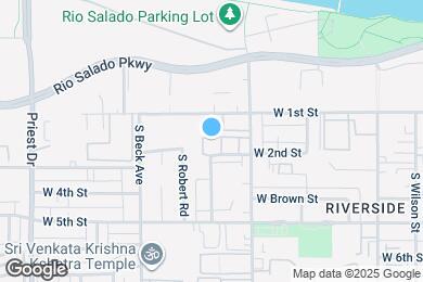 Map image of the property - 122 S Hardy Dr