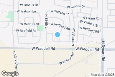 Map image of the property - 13928 N 133rd Ln