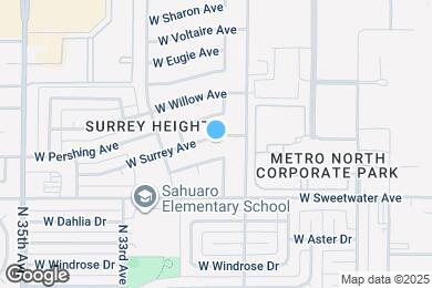 Map image of the property - 3131 W Surrey Ave