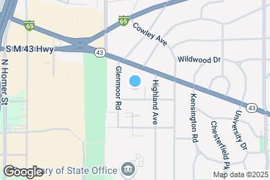 Map image of the property - Hillcrest Village Apartments