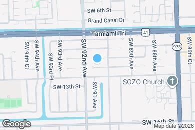 Map image of the property - 9031 SW 11th St