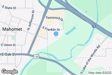 Map image of the property - 807 E Franklin St