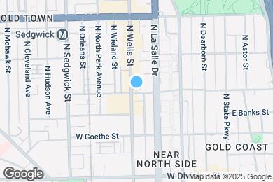 Map image of the property - 1401 N Wells St