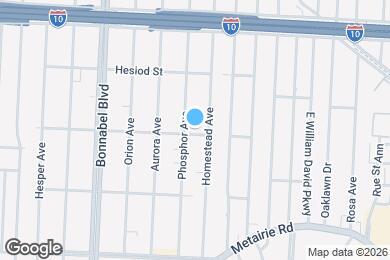 Map image of the property - 1415 Homer St