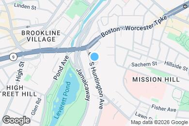 Map image of the property - 38 S Huntington Ave