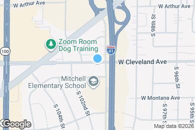 Map image of the property - 10117 W Cleveland Ave
