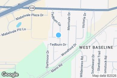Map image of the property - 9200 Tedburn Cir