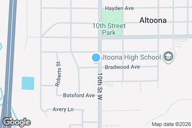 Map image of the property - 712 10th St W