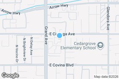 Map image of the property - 19550 E Cienega Ave