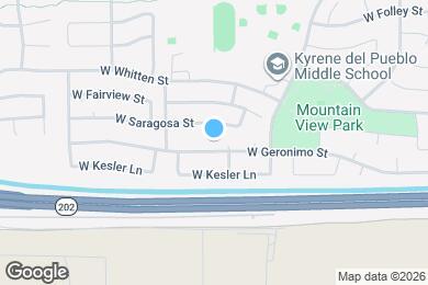 Map image of the property - 5174 W Geronimo St