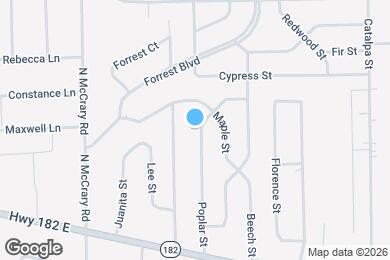 Map image of the property - 137 Poplar St