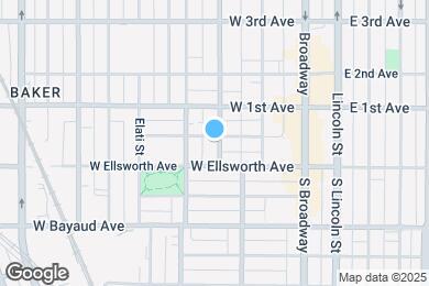 Map image of the property - 200 W Irvington Pl