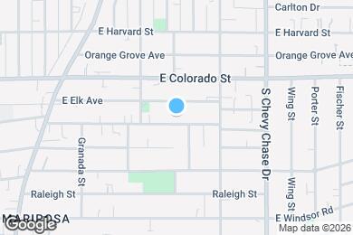 Map image of the property - 901 E Lomita Ave