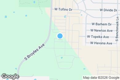 Map image of the property - 4802 W Planetree St