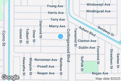 Map image of the property - 17497 Clover Ave