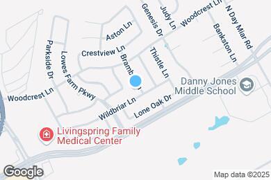 Map image of the property - 1303 Bramble Ln