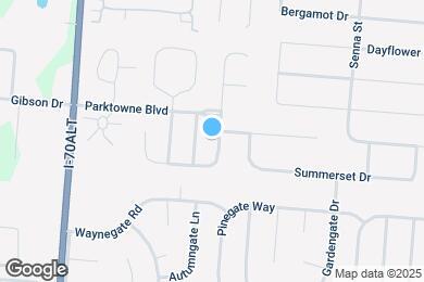 Map image of the property - 9909 Olde Park Dr