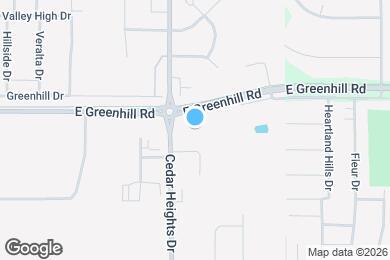 Map image of the property - Cedar West Apartments