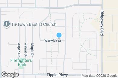 Map image of the property - 305 Warwick St