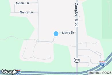 Map image of the property - 91 Sierra Dr