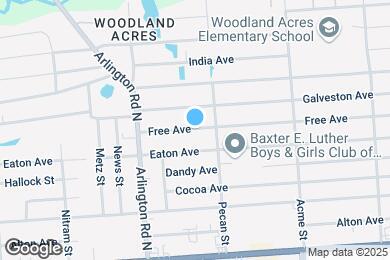 Map image of the property - 7708 Free Ave