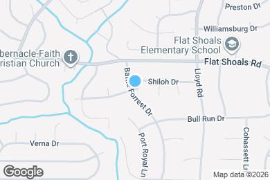 Map image of the property - 2822 Battle Forrest Dr