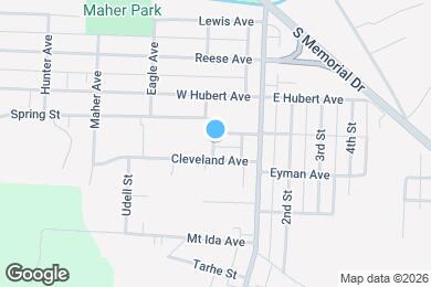Map image of the property - 144 W Clark St