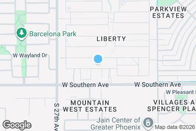 Map image of the property - 2530 W Huntington Dr