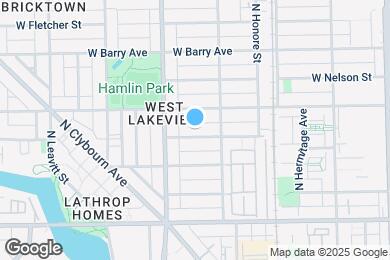 Map image of the property - 1926 W Oakdale Ave