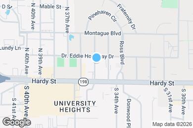 Map image of the property - Campus Cottages