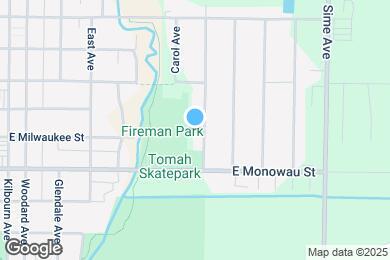 Map image of the property - 909 King Ave