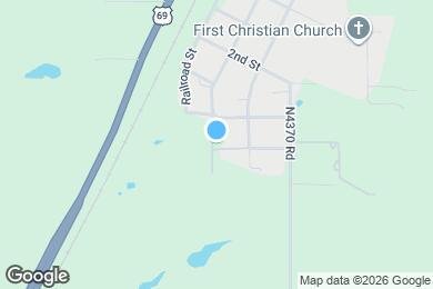 Map image of the property - Big Cabin Senior Modular Community