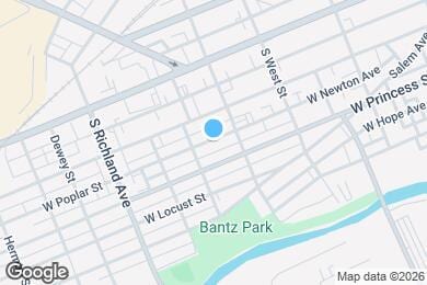 Map image of the property - 736 W Poplar St