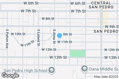 Map image of the property - 966 W 11th St