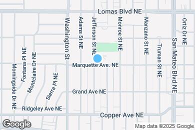 Map image of the property - 4715 Marquette Ave NE