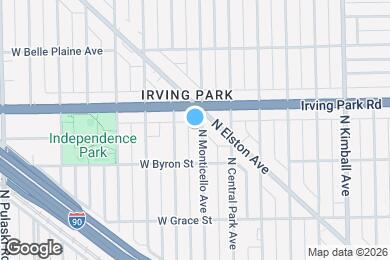 Map image of the property - 3938 N Monticello Ave