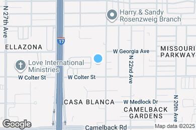 Map image of the property - 2302 W Colter St