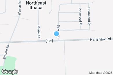 Map image of the property - 1416 Hanshaw Rd