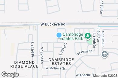 Map image of the property - 1323 S 121st Ln