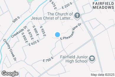 Map image of the property - 1075 E Pheasant View Dr