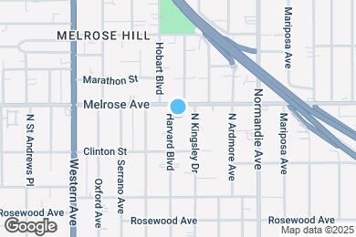 Map image of the property - 644 N Harvard Blvd