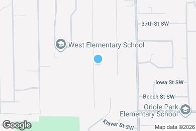 Map image of the property - 3842 Oak Valley Ave SW