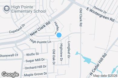 Map image of the property - 152 High Pointe Ln