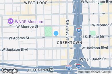 Map image of the property - 858 W Adams St