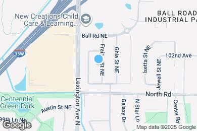 Map image of the property - 10200 Fraizer St NE