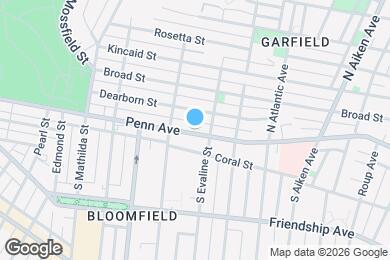 Map image of the property - 5129 Penn Ave