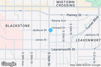 Map image of the property - 3568 Jackson St
