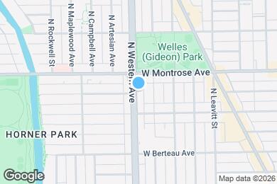 Map image of the property - 4333 N Western Ave