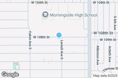 Map image of the property - 3310 W 108th St