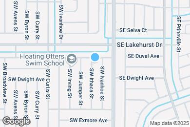 Map image of the property - 1107 SW Ithaca St